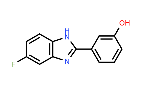 CAS 150772-71-7 | 3-(5-Fluoro-1H-1,3-benzodiazol-2-yl)phenol