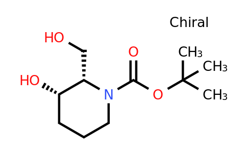 CAS 150779-89-8 | tert-butyl (2S,3S)-3-hydroxy-2-(hydroxymethyl)piperidine-1-carboxylate