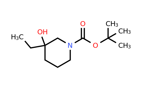 CAS 1508200-67-6 | tert-butyl 3-ethyl-3-hydroxy-piperidine-1-carboxylate