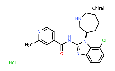 CAS 1508258-36-3 | N-{1-[(3R)-azepan-3-yl]-7-chloro-1H-1,3-benzodiazol-2-yl}-2-methylpyridine-4-carboxamide hydrochloride