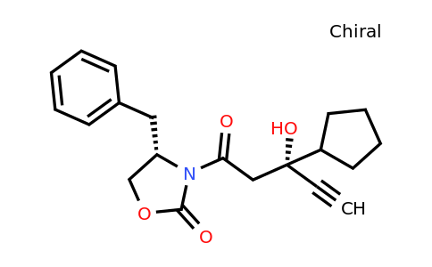CAS 1508318-85-1 | (S)-4-Benzyl-3-((R)-3-cyclopentyl-3-hydroxypent-4-ynoyl)oxazolidin-2-one