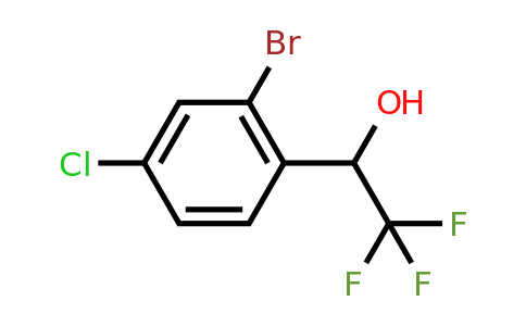 CAS 1508437-73-7 | 1-(2-bromo-4-chloro-phenyl)-2,2,2-trifluoro-ethanol