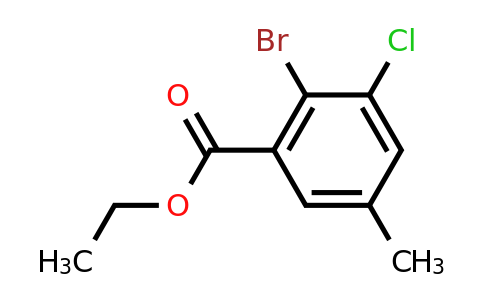 CAS 1508456-94-7 | ethyl 2-bromo-3-chloro-5-methylbenzoate
