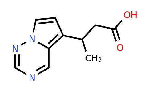 CAS 1508499-24-8 | 3-{pyrrolo[2,1-f][1,2,4]triazin-5-yl}butanoic acid