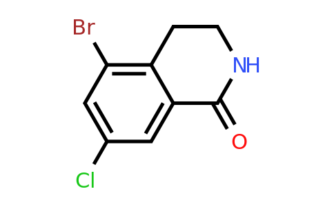 CAS 1508551-16-3 | 5-bromo-7-chloro-1,2,3,4-tetrahydroisoquinolin-1-one