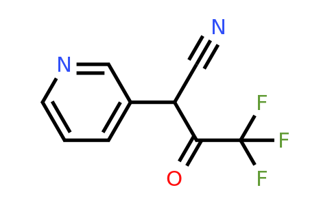 CAS 1508762-05-7 | 4,4,4-trifluoro-3-oxo-2-(pyridin-3-yl)butanenitrile