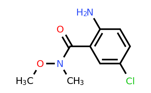 CAS 150879-48-4 | 2-Amino-5-chloro-N-methoxy-N-methyl-benzamide