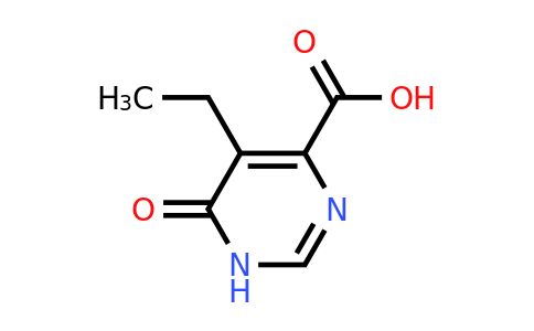 CAS 1509093-75-7 | 5-ethyl-6-oxo-1H-pyrimidine-4-carboxylic acid