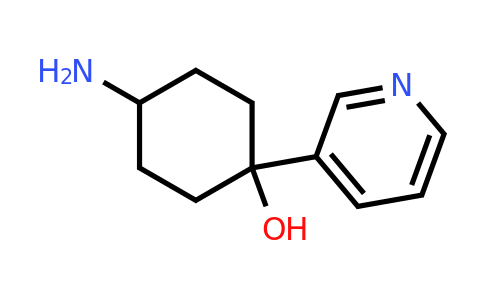 CAS 1509382-54-0 | 4-amino-1-(pyridin-3-yl)cyclohexan-1-ol