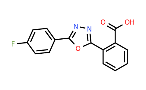 CAS 1509828-71-0 | 2-[5-(4-fluorophenyl)-1,3,4-oxadiazol-2-yl]benzoic acid