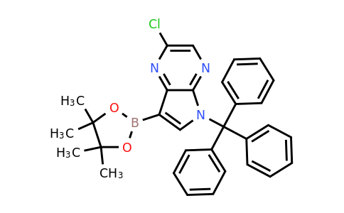 CAS 1509941-38-1 | 2-chloro-7-(tetramethyl-1,3,2-dioxaborolan-2-yl)-5-(triphenylmethyl)-5H-pyrrolo[2,3-b]pyrazine