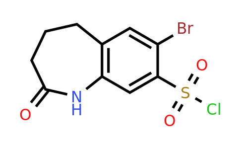CAS 1510010-92-0 | 7-bromo-2-oxo-2,3,4,5-tetrahydro-1H-1-benzazepine-8-sulfonyl chloride