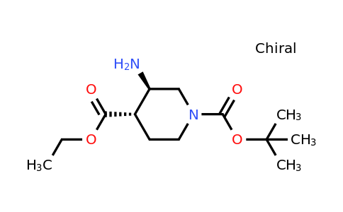 CAS 1510828-97-3 | O1-tert-butyl O4-ethyl trans-3-aminopiperidine-1,4-dicarboxylate