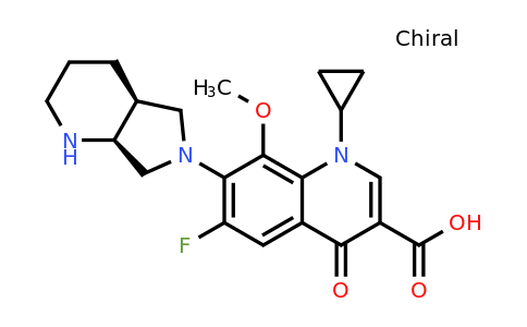CAS 151096-09-2 | 1-Cyclopropyl-6-fluoro-7-((4aS,7aS)-hexahydro-1H-pyrrolo[3,4-b]pyridin-6(2H)-yl)-8-methoxy-4-oxo-1,4-dihydroquinoline-3-carboxylic acid