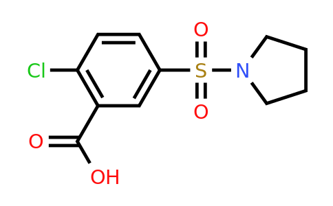CAS 151104-21-1 | 2-chloro-5-(pyrrolidine-1-sulfonyl)benzoic acid