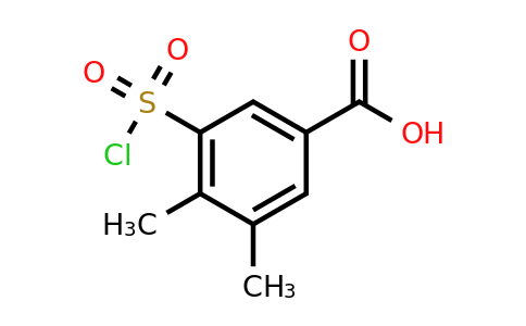 CAS 151104-64-2 | 3-(chlorosulfonyl)-4,5-dimethylbenzoic acid