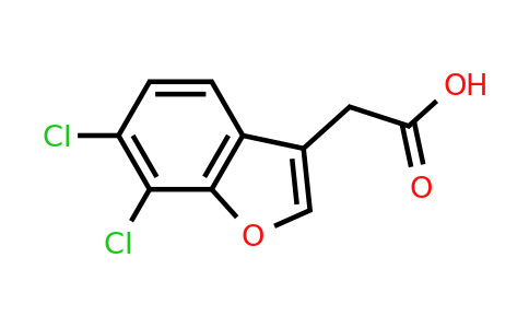 CAS 1511164-17-2 | 2-(6,7-Dichlorobenzofuran-3-yl)acetic acid