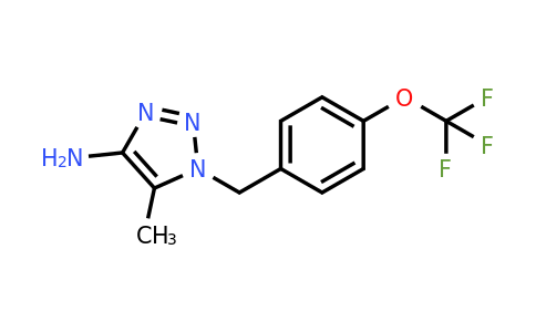 CAS 1511177-48-2 | 1-(4-(trifluoromethoxy)benzyl)-5-methyl-1H-1,2,3-triazol-4-amine