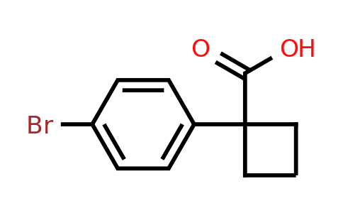 CAS 151157-49-2 | 1-(4-Bromophenyl)cyclobutanecarboxylic acid