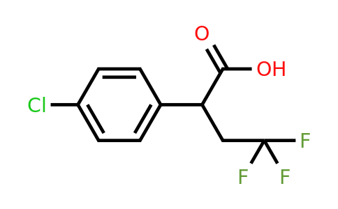CAS 1511647-92-9 | 2-(4-Chlorophenyl)-4,4,4-trifluorobutanoic acid