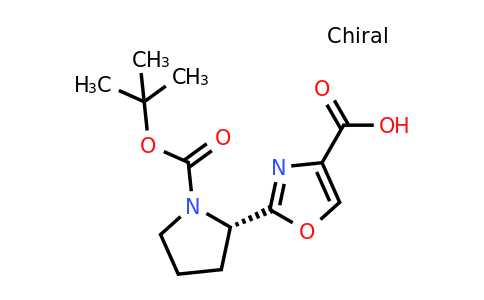 CAS 1511857-57-0 | 2-[(2S)-1-[(tert-butoxy)carbonyl]pyrrolidin-2-yl]-1,3-oxazole-4-carboxylic acid