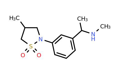 CAS 1512042-24-8 | 4-methyl-2-{3-[1-(methylamino)ethyl]phenyl}-1lambda6,2-thiazolidine-1,1-dione