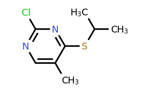 CAS 1512106-36-3 | 2-chloro-5-methyl-4-(propan-2-ylsulfanyl)pyrimidine