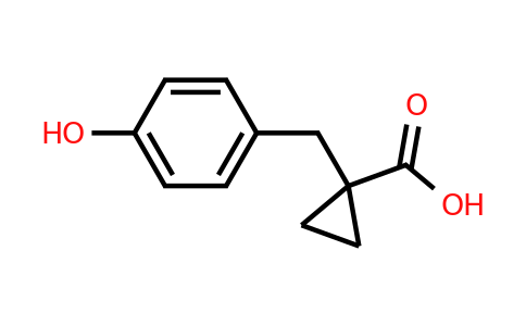 CAS 1512778-52-7 | 1-[(4-Hydroxyphenyl)methyl]cyclopropane-1-carboxylic acid