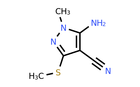 CAS 151291-04-2 | 5-amino-1-methyl-3-(methylsulfanyl)-1H-pyrazole-4-carbonitrile