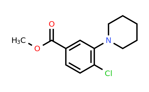 CAS 151296-67-2 | 4-Chloro-3-piperidin-1-YL-benzoic acid methyl ester