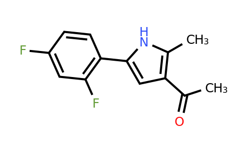 CAS 1513180-89-6 | 1-(5-(2,4-Difluorophenyl)-2-methyl-1H-pyrrol-3-yl)ethanone