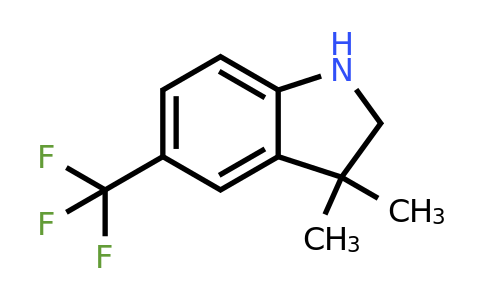CAS 1514437-32-1 | 3,3-Dimethyl-5-(trifluoromethyl)indoline
