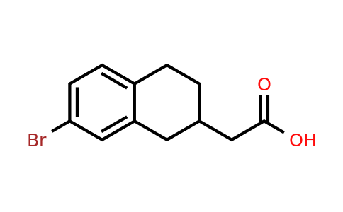 CAS 1514584-15-6 | 2-(7-bromotetralin-2-yl)acetic acid