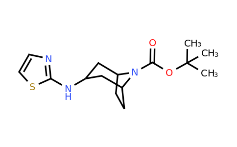 CAS 1515578-92-3 | tert-butyl 3-[(1,3-thiazol-2-yl)amino]-8-azabicyclo[3.2.1]octane-8-carboxylate
