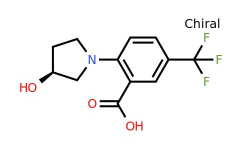 CAS 1515857-05-2 | (S)-2-(3-Hydroxypyrrolidin-1-yl)-5-(trifluoromethyl)benzoic acid