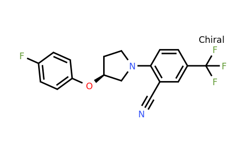 CAS 1515857-15-4 | (S)-2-(3-(4-Fluorophenoxy)pyrrolidin-1-yl)-5-(trifluoromethyl)benzonitrile