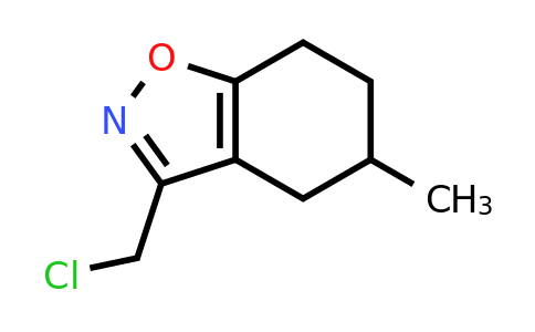CAS 1516327-02-8 | 3-(chloromethyl)-5-methyl-4,5,6,7-tetrahydro-1,2-benzoxazole