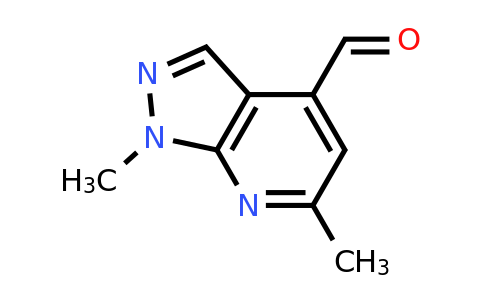 1,6-dimethyl-1H-pyrazolo[3,4-b]pyridine-4-carbaldehyde