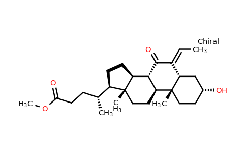 CAS 1516887-31-2 | (R)-Methyl 4-((3R,5R,8S,9S,10R,13R,14S,17R,E)-6-ethylidene-3-hydroxy-10,13-dimethyl-7-oxo-hexadecahydro-1H-cyclopenta[a]phenanthren-17-yl)pentanoate