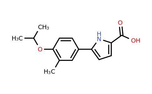 CAS 1517011-20-9 | 5-(4-Isopropoxy-3-methylphenyl)-1H-pyrrole-2-carboxylic acid