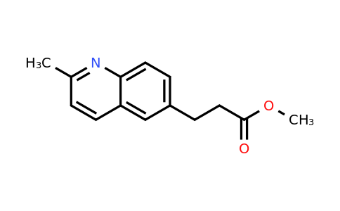 CAS 1517646-99-9 | Methyl 3-(2-methylquinolin-6-yl)propanoate