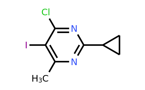CAS 1517863-66-9 | 4-chloro-2-cyclopropyl-5-iodo-6-methylpyrimidine