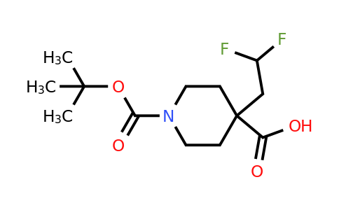 CAS 1519149-94-0 | 1-[(tert-butoxy)carbonyl]-4-(2,2-difluoroethyl)piperidine-4-carboxylic acid