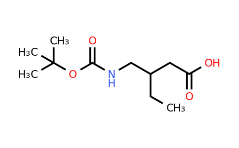 CAS 1520638-84-9 | 3-({[(tert-butoxy)carbonyl]amino}methyl)pentanoic acid