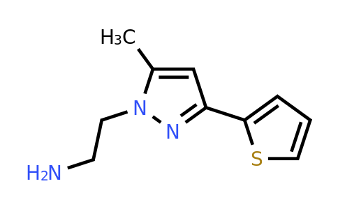 CAS 1520676-44-1 | 2-[5-methyl-3-(2-thienyl)pyrazol-1-yl]ethanamine