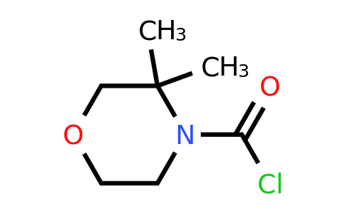 3,3-dimethylmorpholine-4-carbonyl chloride