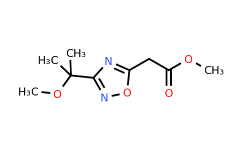 CAS 1520975-32-9 | Methyl 2-(3-(2-methoxypropan-2-yl)-1,2,4-oxadiazol-5-yl)acetate