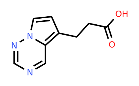 CAS 1521105-56-5 | 3-{pyrrolo[2,1-f][1,2,4]triazin-5-yl}propanoic acid