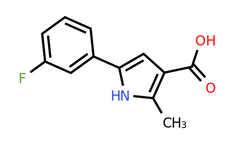 CAS 1521791-99-0 | 5-(3-Fluorophenyl)-2-methyl-1H-pyrrole-3-carboxylic acid