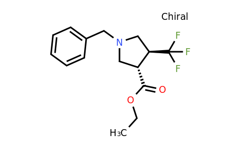 CAS 152188-51-7 | trans-Ethyl 1-benzyl-4-(trifluoromethyl)pyrrolidine-3-carboxylate